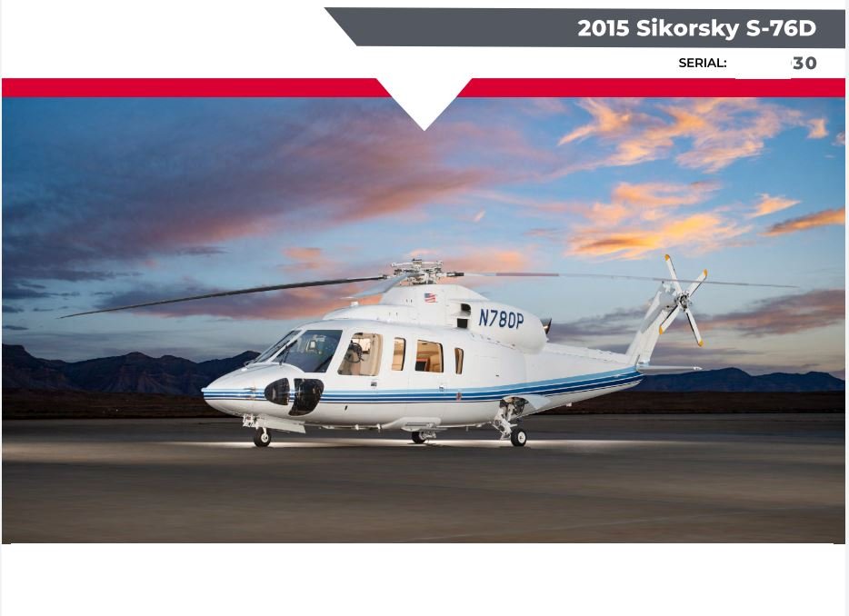 2015 Sikorsky S-76D